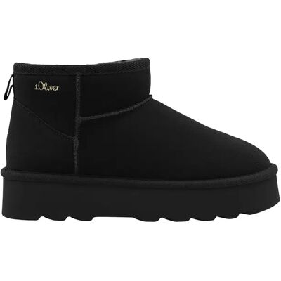 Bottes cuir semelle à plateau femme s.Oliver Noir 41 - Publicité Bottes cuir semelle à plateau femme s.Oliver Noir 41 - Publicité