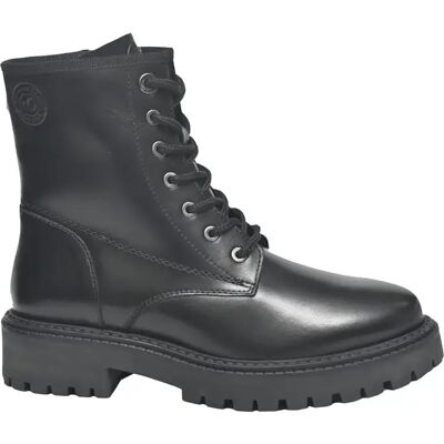 Bottes à lacets à semelle crantée femme s.Oliver Noir 40 - Publicité Bottes à lacets à semelle crantée femme s.Oliver Noir 40 - Publicité
