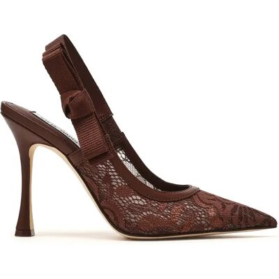 Escarpins femme Steve Madden Brylie-L Lace Marron 37 - Publicité Escarpins femme Steve Madden Brylie-L Lace Marron 37 - Publicité