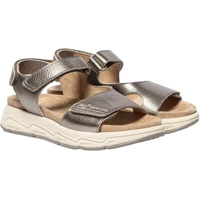 Sandales compensées en cuir femme TBS Louisie Bronze 36 - Publicité Sandales compensées en cuir femme TBS Louisie Bronze 36 - Publicité
