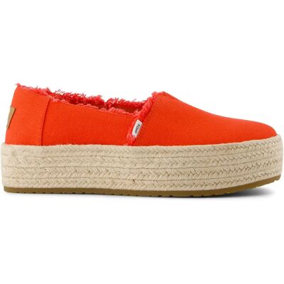 Espadrilles femme Toms Valencia Rouge 42 - Publicité Espadrilles femme Toms Valencia Rouge 42 - Publicité