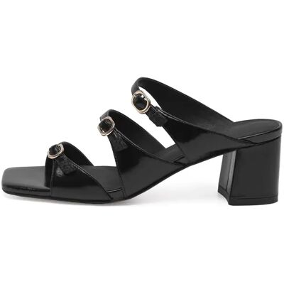 Mules à talon femme Woden Hanna L Noir 37 - Publicité Mules à talon femme Woden Hanna L Noir 37 - Publicité