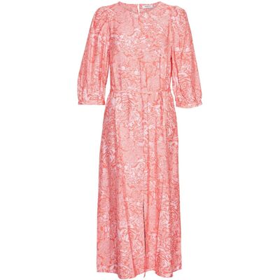 Robe 3/4 femme Moss Copenhagen Divina Ladonna AOP Rose S - Publicité Robe 3/4 femme Moss Copenhagen Divina Ladonna AOP Rose S - Publicité