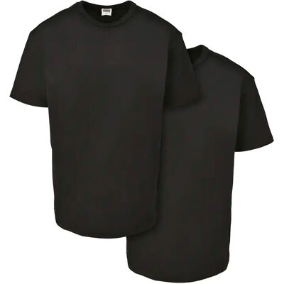 t-shirts Urban Classics organic basic (GT) (x2) Noir 4XL - Publicité t-shirts Urban Classics organic basic (GT) (x2) Noir 4XL - Publicité