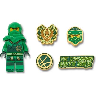 Jibbitz Crocs 4LW Ninjago Lloyd (x5) Vert TU - Publicité Jibbitz Crocs 4LW Ninjago Lloyd (x5) Vert TU - Publicité