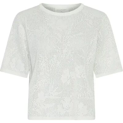 Pull 2/4 femme Moss Copenhagen Luri Blanc S/M - Publicité Pull 2/4 femme Moss Copenhagen Luri Blanc S/M - Publicité