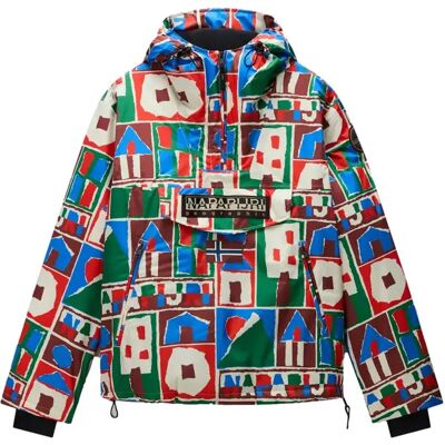 Anorak Napapijri Next AOP Orange L - Publicité Anorak Napapijri Next AOP Orange L - Publicité