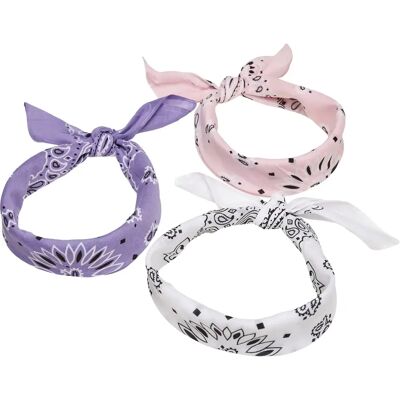 bandanas Urban Classics (x3) Violet TU - Publicité bandanas Urban Classics (x3) Violet TU - Publicité
