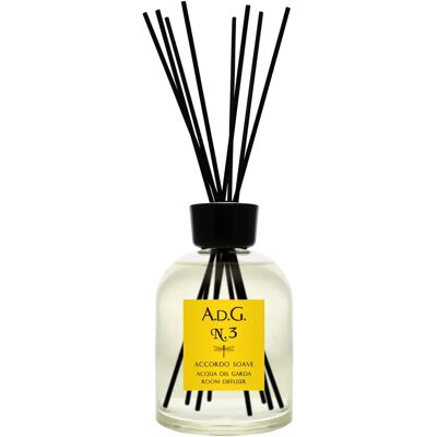 Diffuseur parfum Accord Doux Acqua Del Garda N.3 Blanc 250 ml - Publicité Diffuseur parfum Accord Doux Acqua Del Garda N.3 Blanc 250 ml - Publicité