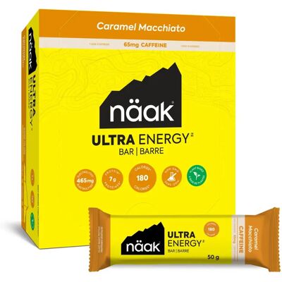 Barres de nutrition Näak Ultra Energy™ Caffeine Jaune TU - Publicité Barres de nutrition Näak Ultra Energy™ Caffeine Jaune TU - Publicité