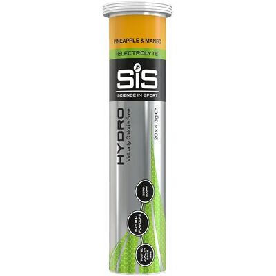 Science in Sport Science in Sport GO Hydro Hydration Tablets - Ananas & Mangue - 20 Comprimés - Publicité Science in Sport Science in Sport GO Hydro Hydration Tablets - Ananas & Mangue - 20 Comprimés - Publicité