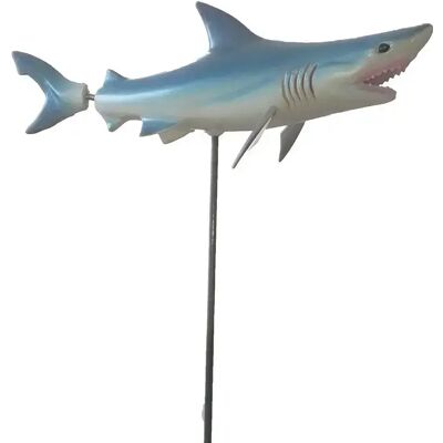 Statuette requin mobile sur tige en métal Five Oaks (x12) Gris TU - Publicité Statuette requin mobile sur tige en métal Five Oaks (x12) Gris TU - Publicité