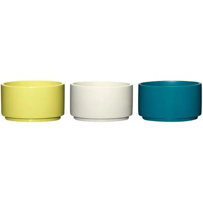 Boîte de rangement Hubsch Interior Kanso (x3) Multicolore 8x5 cm - Publicité Boîte de rangement Hubsch Interior Kanso (x3) Multicolore 8x5 cm - Publicité