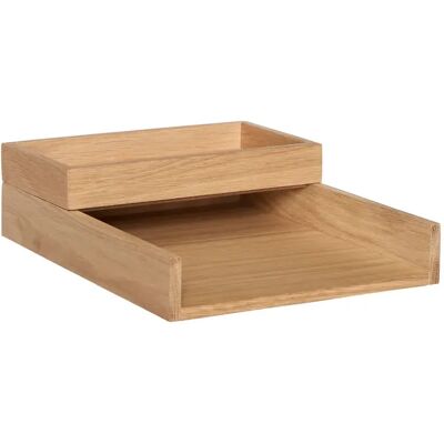 Bacs de rangement Hubsch Interior Rail (x2) Beige 25x14x4/25x33x5 cm - Publicité Bacs de rangement Hubsch Interior Rail (x2) Beige 25x14x4/25x33x5 cm - Publicité