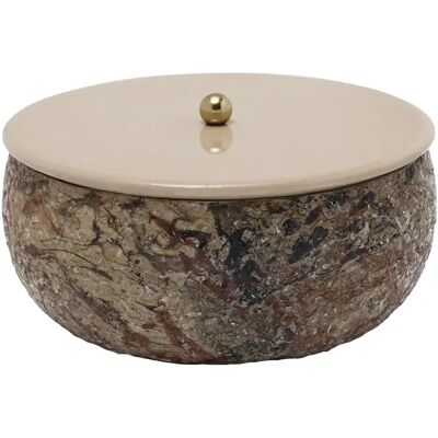 Boîte de rangement Present Time Mosaic Marble Marron 16,5x7,5x7x16,5 cm - Publicité Boîte de rangement Present Time Mosaic Marble Marron 16,5x7,5x7x16,5 cm - Publicité