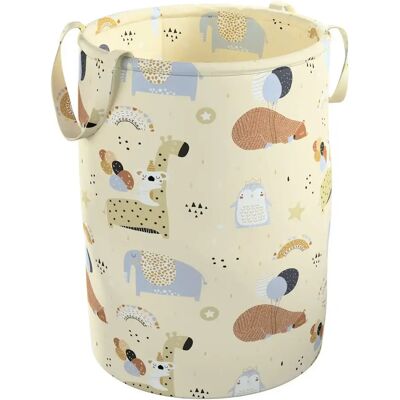 Panier à jouets Yellow Tipi Tobi Beige 40x60 cm - Publicité Panier à jouets Yellow Tipi Tobi Beige 40x60 cm - Publicité