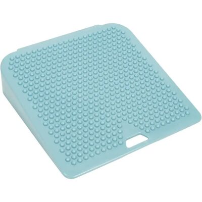 Coussin carré ergonomique Stimove Bleu 38x38 cm - Publicité Coussin carré ergonomique Stimove Bleu 38x38 cm - Publicité