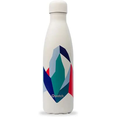 Bouteille isotherme altitude Qwetch Originals Blanc 500 ml - Publicité Bouteille isotherme altitude Qwetch Originals Blanc 500 ml - Publicité