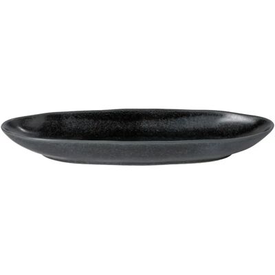Plateau petite ovale Costa Nova Noir 33x11,1x4,7 cm - Publicité Plateau petite ovale Costa Nova Noir 33x11,1x4,7 cm - Publicité