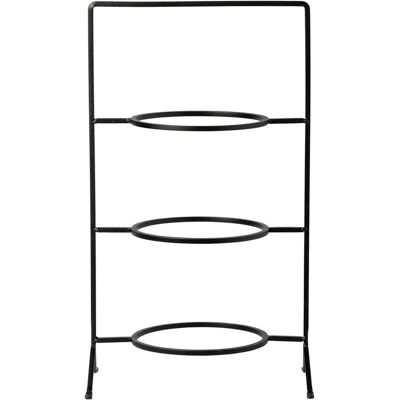 Support 3 assiettes rond en métal Costa Nova Andares Boutique Collection Noir 14.0X26.8/47.5 cm - Publicité Support 3 assiettes rond en métal Costa Nova Andares Boutique Collection Noir 14.0X26.8/47.5 cm - Publicité