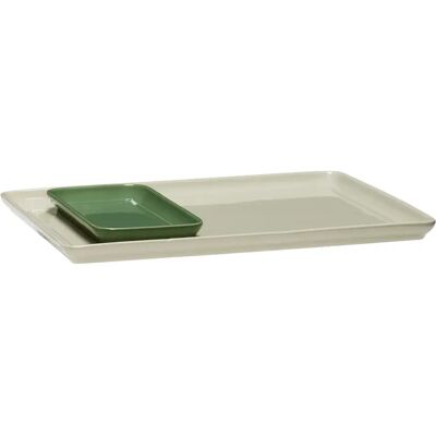 Plateaux de service Hubsch Interior Amare (x2) Vert 20x10x2 cm / 35x26x2 cm - Publicité Plateaux de service Hubsch Interior Amare (x2) Vert 20x10x2 cm / 35x26x2 cm - Publicité