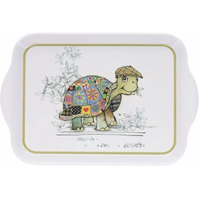 Plateau Tortue mélamine Kiub Kook PM Blanc 14x20,8x2,2 cm - Publicité Plateau Tortue mélamine Kiub Kook PM Blanc 14x20,8x2,2 cm - Publicité