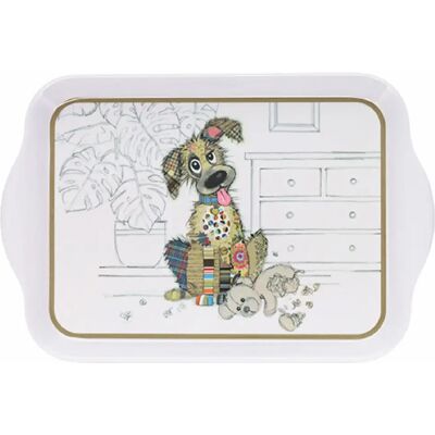 Plateau Chien mélamine Kiub Kook PM Blanc 14x20,8x2,2 cm - Publicité Plateau Chien mélamine Kiub Kook PM Blanc 14x20,8x2,2 cm - Publicité