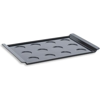 Plateau rond Lacor Degustare Gris 42x28,5x2,5 cm - Publicité Plateau rond Lacor Degustare Gris 42x28,5x2,5 cm - Publicité