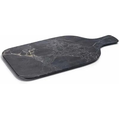 Plateau poigné en mélamine Lacor Stone Noir 46x25 cm - Publicité Plateau poigné en mélamine Lacor Stone Noir 46x25 cm - Publicité