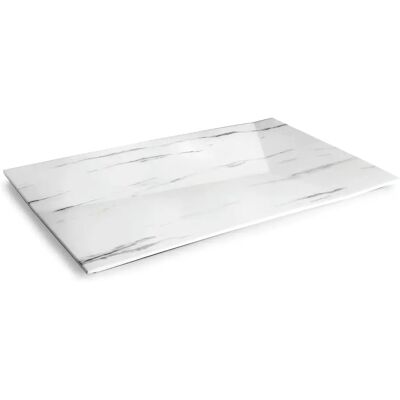Plateau mélamine marbre Lacor 2/4 Blanc 53x16,5 cm (GN 2/4) - Publicité Plateau mélamine marbre Lacor 2/4 Blanc 53x16,5 cm (GN 2/4) - Publicité