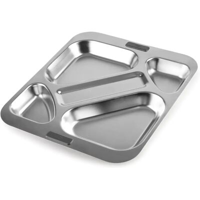 Plateau isotherme Lacor Argenté 32,5x37,5 cm - Publicité Plateau isotherme Lacor Argenté 32,5x37,5 cm - Publicité