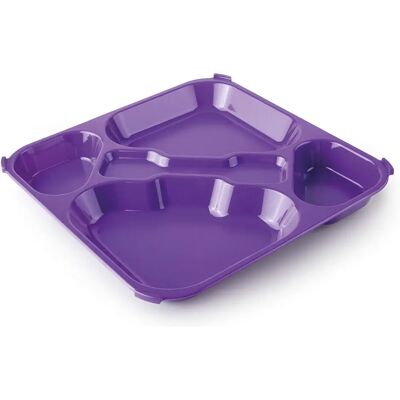 Plateau Cercle feullere perforee Lacor Violet 33x33 cm - Publicité Plateau Cercle feullere perforee Lacor Violet 33x33 cm - Publicité