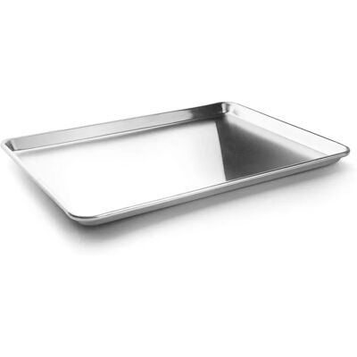Plateau bas en aluminium Lacor Master Argenté 53x38x2,5 cm - Publicité Plateau bas en aluminium Lacor Master Argenté 53x38x2,5 cm - Publicité