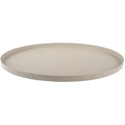 Plateau rond fer Present Time Gris 1,5x39,5 cm - Publicité Plateau rond fer Present Time Gris 1,5x39,5 cm - Publicité