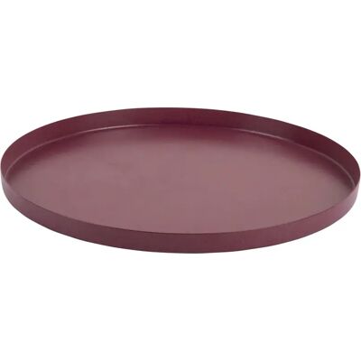 Plateau rond Present Time Servir Violet 1,5x25 cm - Publicité Plateau rond Present Time Servir Violet 1,5x25 cm - Publicité