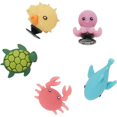 Jibbitz Crocs UV Changing Sea Animals (x5) Multicolore TU - Publicité Jibbitz Crocs UV Changing Sea Animals (x5) Multicolore TU - Publicité