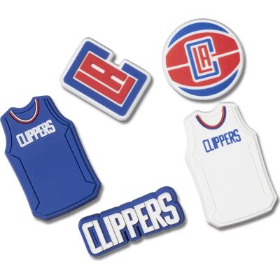 Jibbitz Crocs NBA Los Angeles Clippers (x5) Bleu TU - Publicité Jibbitz Crocs NBA Los Angeles Clippers (x5) Bleu TU - Publicité