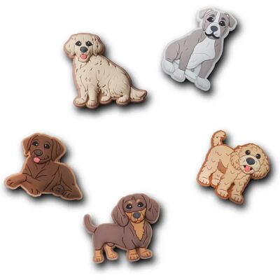 Jibbitz Crocs Doggie Doodle (x5) Marron TU - Publicité Jibbitz Crocs Doggie Doodle (x5) Marron TU - Publicité