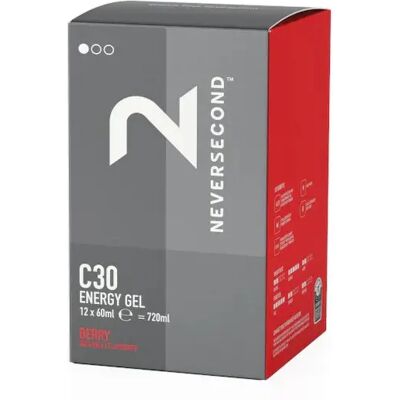 Gel énergétique Neversecond Energy gel C30 Berry Noir TU - Publicité Gel énergétique Neversecond Energy gel C30 Berry Noir TU - Publicité