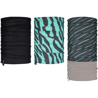 Cache cou femme Avento Active (x3) Bleu TU - Publicité Cache cou femme Avento Active (x3) Bleu TU - Publicité