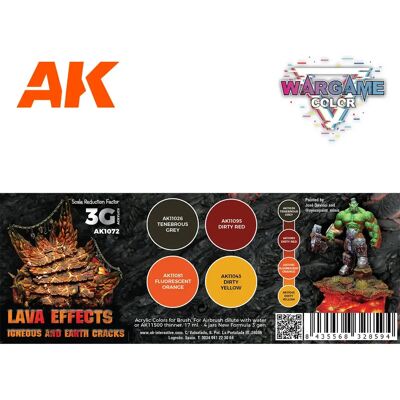 Ensemble de peinture AK Interactive Wargame Multicolore TU - Publicité Ensemble de peinture AK Interactive Wargame Multicolore TU - Publicité