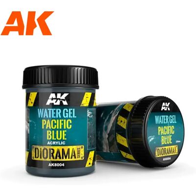 Peinture de maquette AK Interactive Dioramas Water Gel Bleu 250 ml - Publicité Peinture de maquette AK Interactive Dioramas Water Gel Bleu 250 ml - Publicité