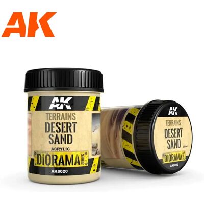 Peinture de maquette AK Interactive Dioramas Desert Sand Beige 250 ml - Publicité Peinture de maquette AK Interactive Dioramas Desert Sand Beige 250 ml - Publicité