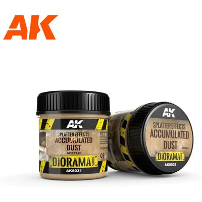 Peinture de maquette AK Interactive Dioramas Splatter Effects Accumulated Dust Beige 100 ml - Publicité Peinture de maquette AK Interactive Dioramas Splatter Effects Accumulated Dust Beige 100 ml - Publicité