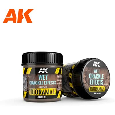 Peinture de maquette AK Interactive Dioramas Wet Crackle Effects Marron 100 ml - Publicité Peinture de maquette AK Interactive Dioramas Wet Crackle Effects Marron 100 ml - Publicité
