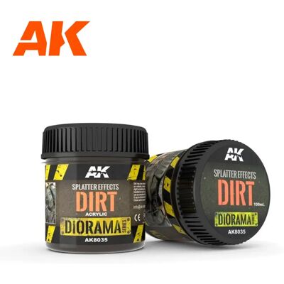 Peinture de maquette AK Interactive Dioramas Splatter Dirt Effects Beige 100 ml - Publicité Peinture de maquette AK Interactive Dioramas Splatter Dirt Effects Beige 100 ml - Publicité