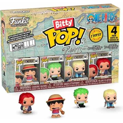 Figurine Funko One Piece Luffy (x4) Multicolore TU - Publicité Figurine Funko One Piece Luffy (x4) Multicolore TU - Publicité