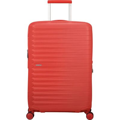 Valise American Tourister Fastforward Spinner 68/25 Rose 67/77 L - Publicité Valise American Tourister Fastforward Spinner 68/25 Rose 67/77 L - Publicité