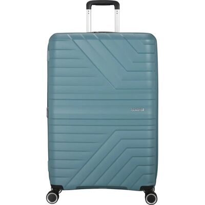Valise American Tourister Flytwist Spinner 78/29 Bleu 101/117 L - Publicité Valise American Tourister Flytwist Spinner 78/29 Bleu 101/117 L - Publicité