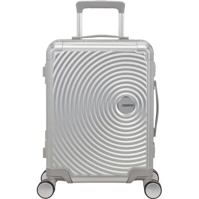 Valise American Tourister Soundbox 55/20 TSA Argenté 39 L - Publicité Valise American Tourister Soundbox 55/20 TSA Argenté 39 L - Publicité